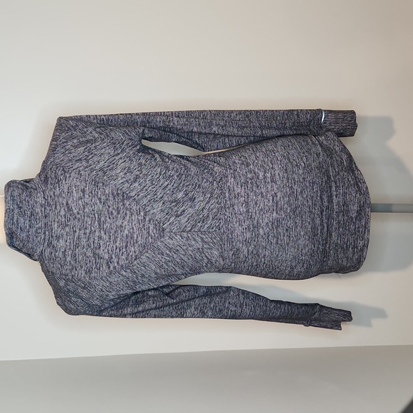 Lululemon Kanto Catch Me 1/2 ZipWee Stripe Black Heathered Black - Picture 8 of 12